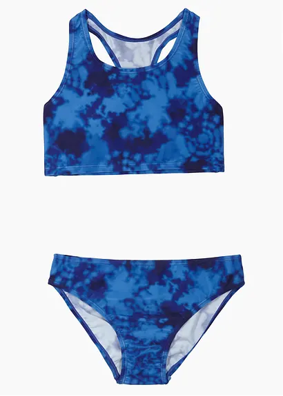 bonprix Sportlicher Mädchen Bikini in Batik-Look - Kinder