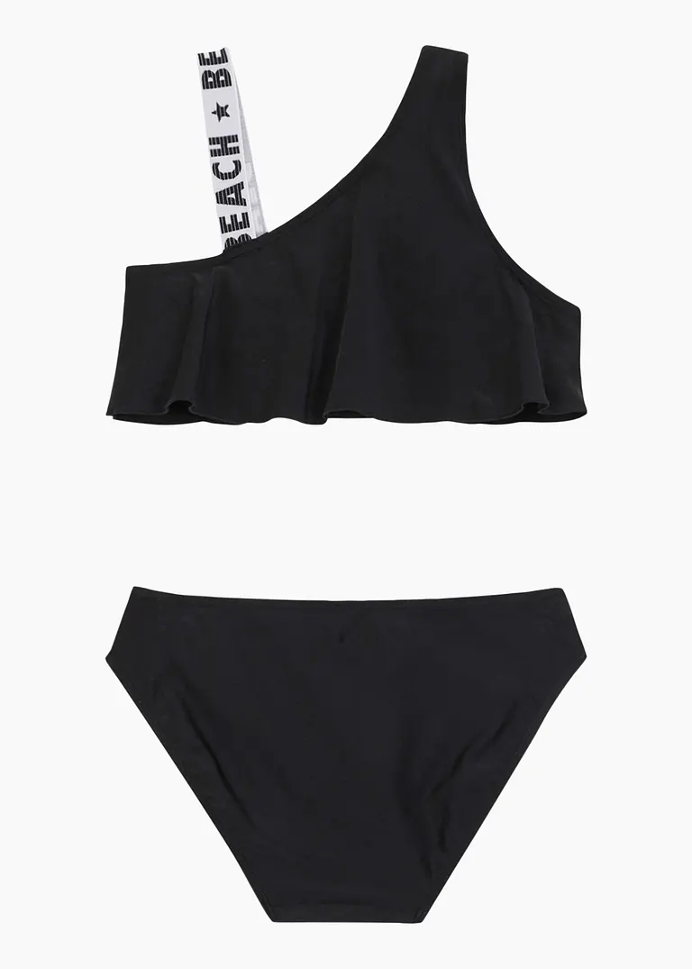 bonprix Toller Bikini mit besonderen Trägern - schwarz - Kinder Tägliche Deals