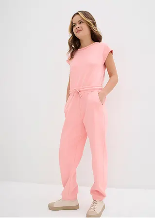 bonprix Cooler Sweatoverall in toller Farbe - rosa - Kinder Neueste Stile