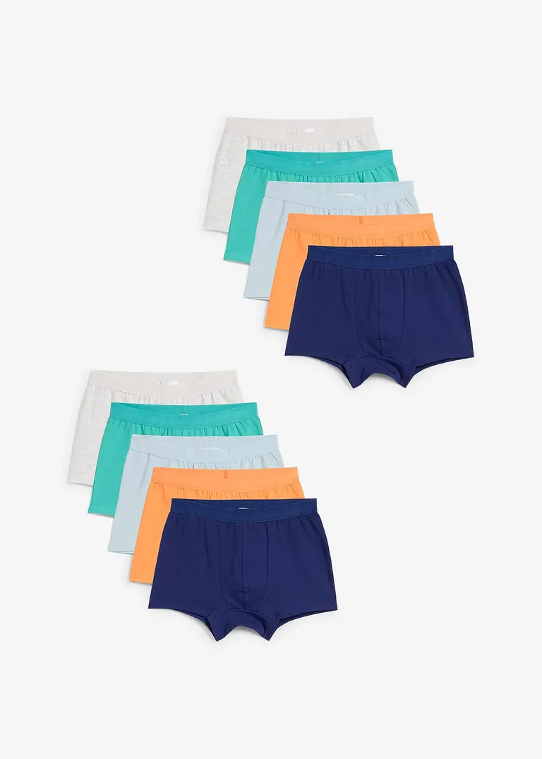 bonprix Bequeme Boxershorts im vorteilhaften 10er Pack - Kinder Bis zu 50% Rabatt
