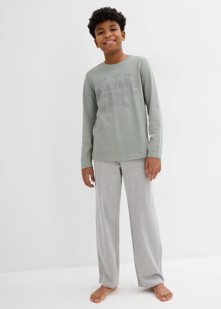 bonprix Lässiger Jungen Pyjama mit Bio-Baumwolle - Kinder Discount Store für neue Produkte