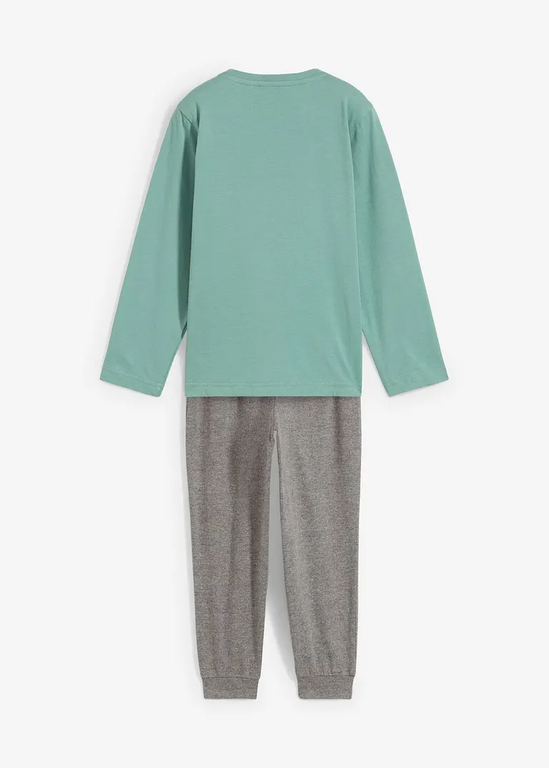 bonprix Cooler Jungen Pyjama mit Bio-Baumwolle im 2-tgl. Set Nur noch ein Tag übrig
