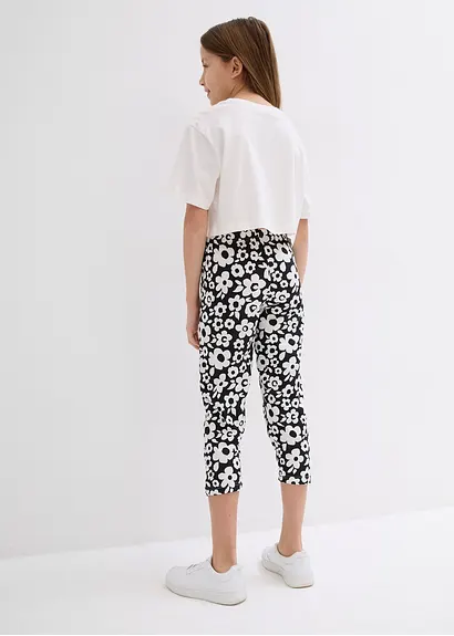 bonprix Schöne Capri Pyjama in 4-tgl. Set mit Blumen - Kinder Super Rabatt