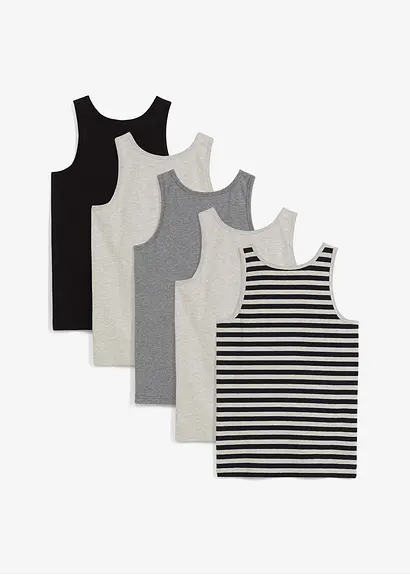 bonprix Bequeme Unterhemden im 5er Pack - Kinder Clearance-Verkauf
