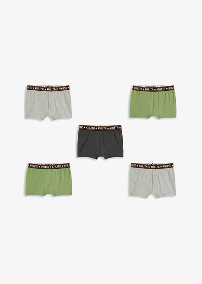 bonprix Klassische Jungen Boxershorts im 5er Pack - Kinder Rabatte dieses Monats