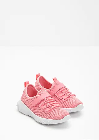 bonprix Bequemer Sneaker mit Klettverschluss - rosa - Kinder Günstiger Verkauf