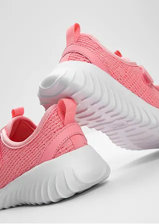 bonprix Bequemer Sneaker mit Klettverschluss - rosa - Kinder Günstiger Verkauf