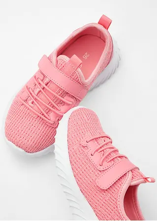 bonprix Bequemer Sneaker mit Klettverschluss - rosa - Kinder Günstiger Verkauf