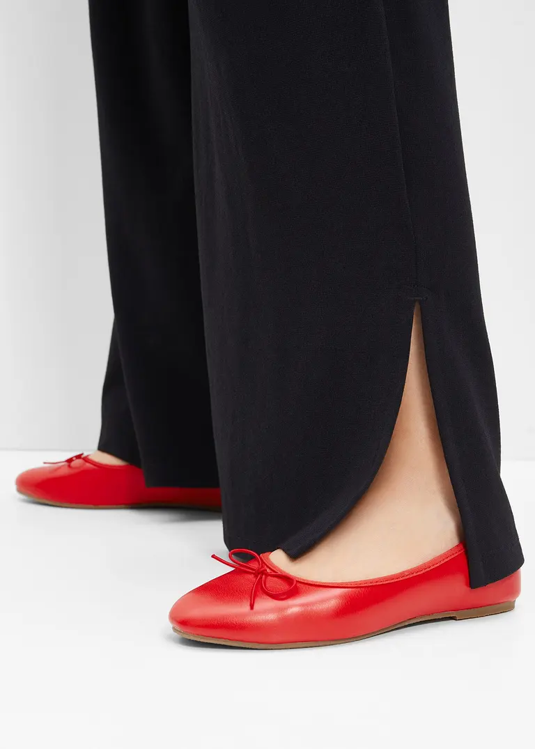 bonprix Niedliche Ballerina mit Schleife - rot - Damen Flash Sale