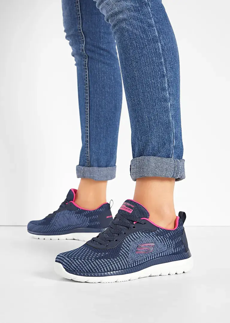 bonprix Moderner Komfort Sneaker von Skechers mit Memory Foam - blau Preisnachlass