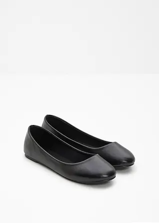 bonprix Zeitloser Ballerina in schönem Design - schwarz - Damen Black Friday