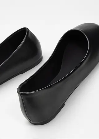 bonprix Zeitloser Ballerina in schönem Design - schwarz - Damen Black Friday