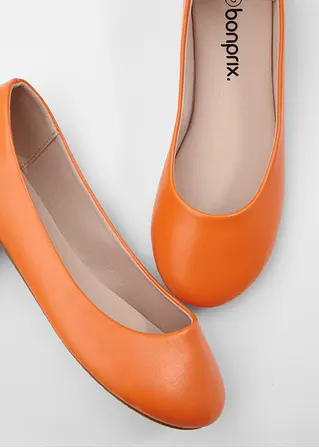 bonprix Zeitloser Ballerina in schönem Design - orange - Damen Weihnachtsangebot