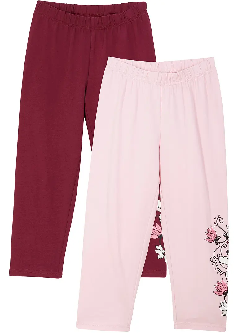 bonprix Schöne Mädchen Leggings mit dekorativem Druck - Kinder