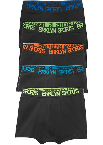 bonprix Coole Boxershorts mit Wording am Bund - schwarz bedruckt - Kinder