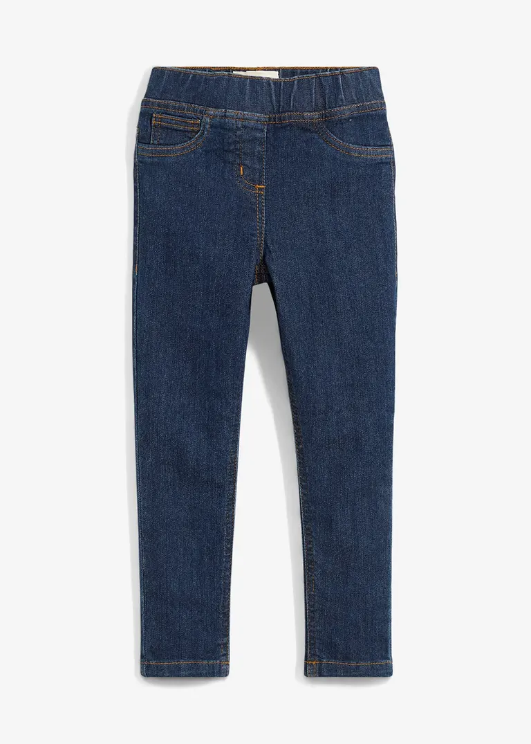 bonprix Bequeme Mädchen Jeggings - blau - Kinder