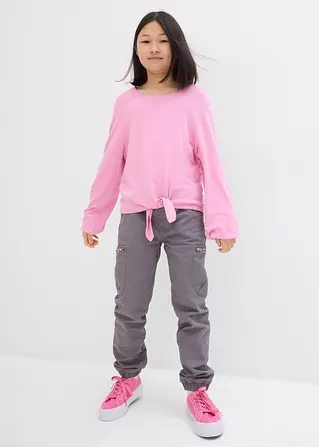 bonprix Weicher Mädchen Feinstrickpullover mit Knotendetail - rosa Begrenzte Freigabe
