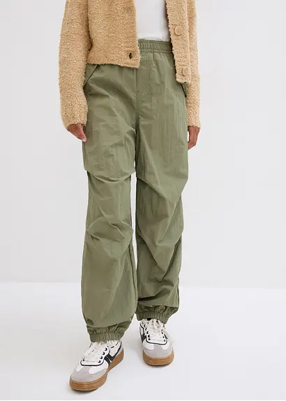 bonprix Modische Mädchen Schupfhose mit warmen Futter - grün JETZT KAUFEN