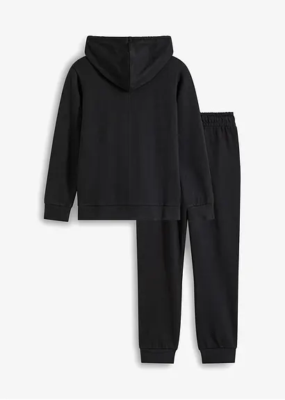 bonprix Gemütlicher Mädchen Jogginganzug (2-tlg. Set) im Homewear Design mit Bindeband Riesige Rabatte
