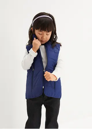 bonprix Leichte Mädchen Steppweste - blau - Kinder Kostenloser Versand international