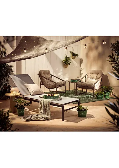 bonprix Gemütliche Musterung nicht nur für den Outdoor Bereich - grün Black Friday Preise