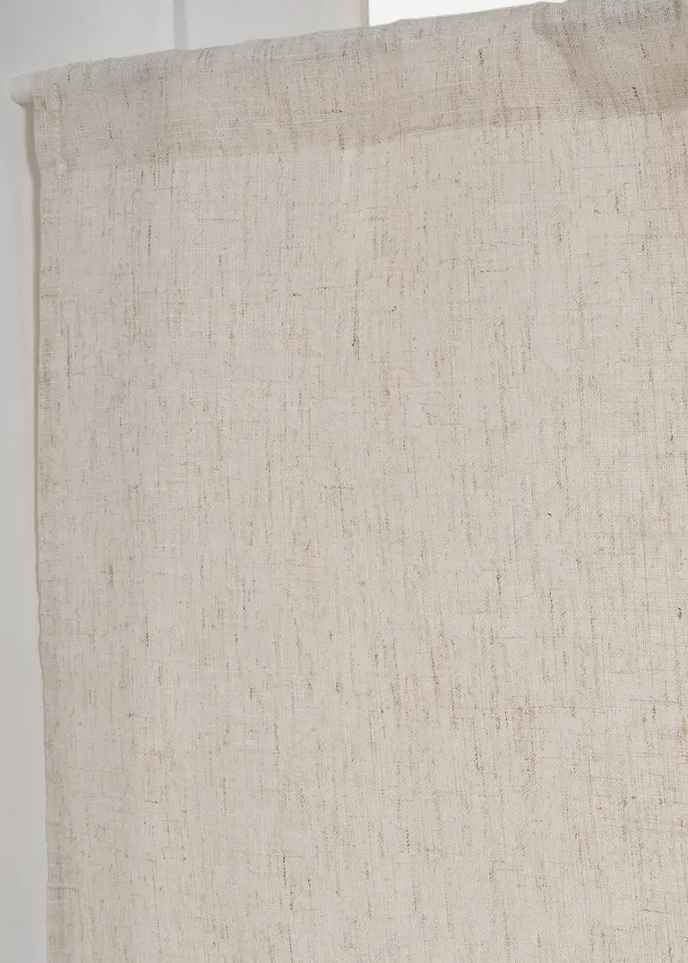bonprix Schlichte Küchengardine - beige Tunnelzug Osterangebot