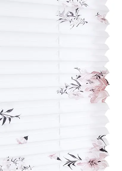 bonprix Fensterdekoration mit dezentem Blumen-Druck - weiß Klemmträger Muttertagsangebot