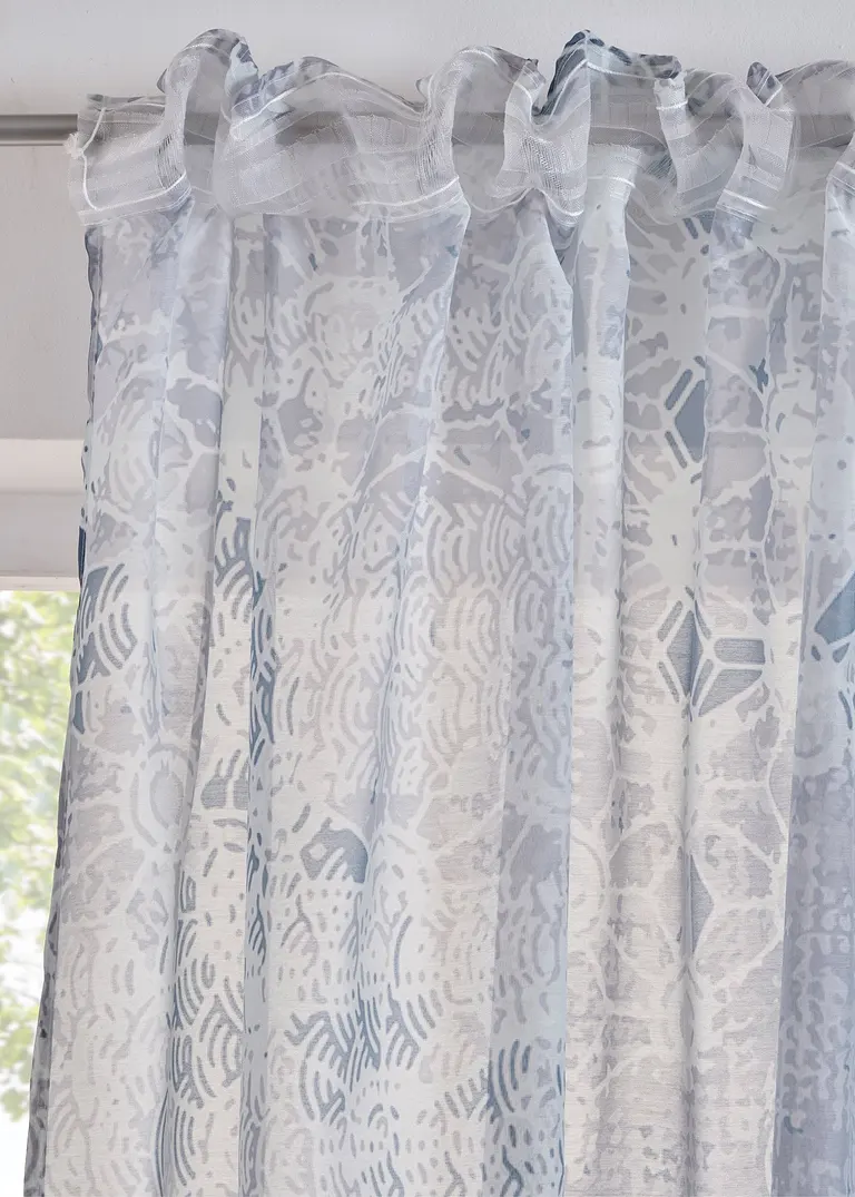 bonprix Modischer Fensterschmuck - grau Multifunktionsband Neuheiten