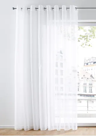 bonprix Transparenter Store in vielen Größen - weiß Ösen Saisonale Angebote