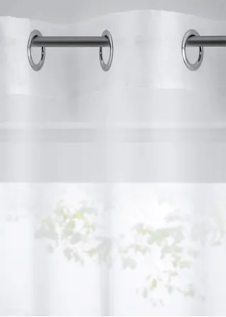 bonprix Transparenter Store in vielen Größen - weiß Ösen Saisonale Angebote