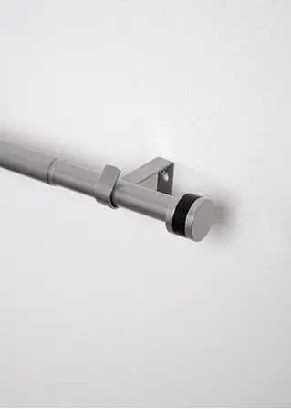 bonprix Gardinenstange mit zeitlosem Endstück - silber 1-läufig Letzte 2 Tage