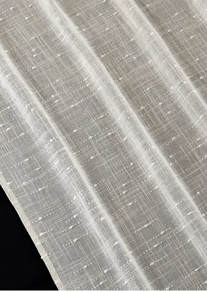 bonprix Leicht fallende Fertiggardine in Leinen-Optik Bis zu 55% Rabatt