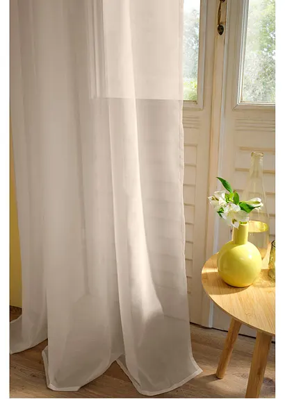 bonprix Sehr feinfädige Batist-Gardinenschal mit weichem Touch Kostenloser Versand international